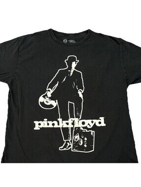 Pink Floyd T-Shirt XL Black BCL Collection Suited Figure Vinyl Record Graphic
